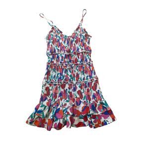 Colorful Floral Mini Dress